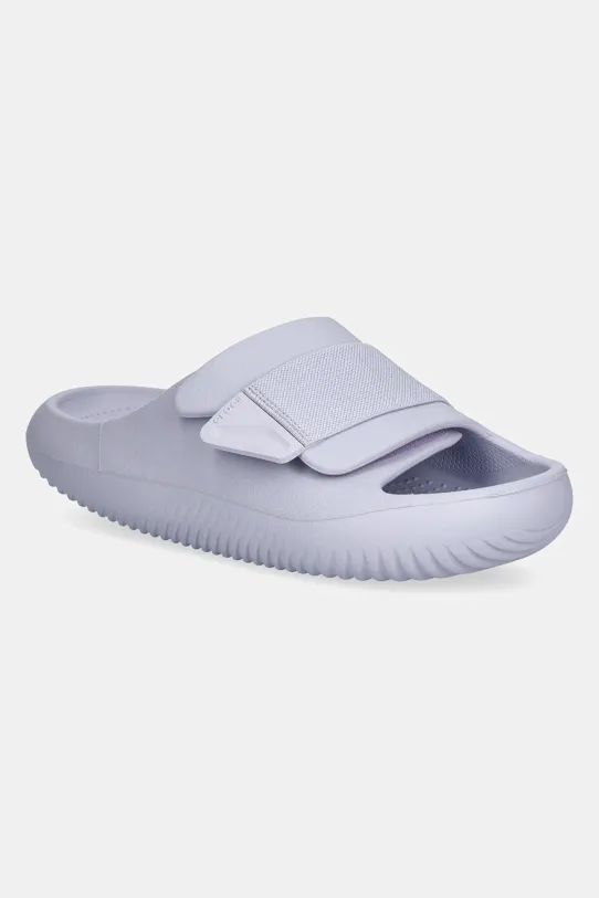 Παντόφλες Crocs Mellow Luxe Recovery Slide φλατ μωβ 209413.5BR