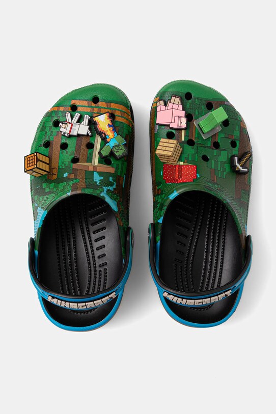 Шльопанці Crocs Classic Minecraft Clog 210829.90H зелений SS25