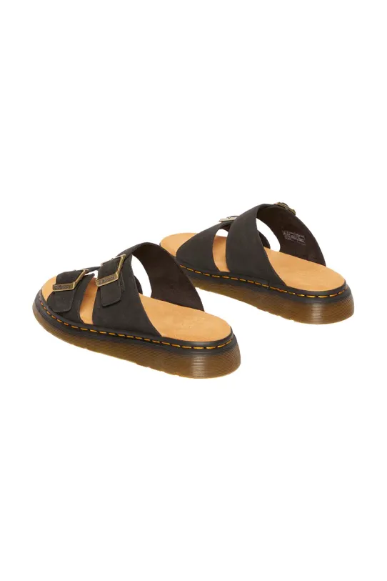 Încălțăminte Dr. Martens papuci din piele Josef DM41082001 negru