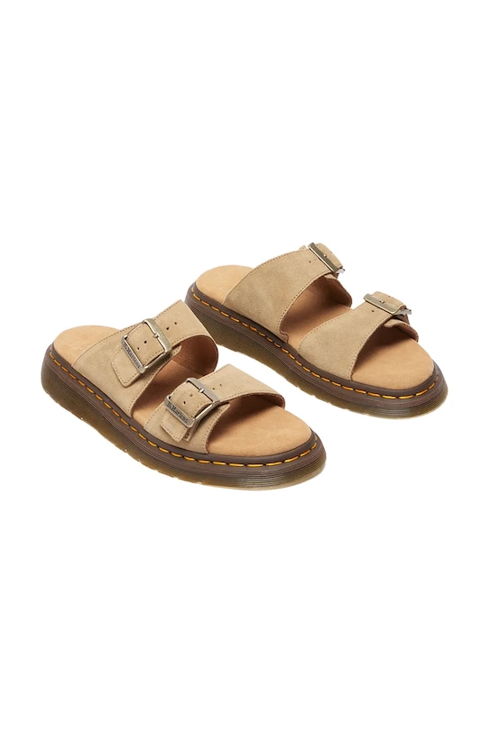 Semišové pantofle Dr. Martens Josef DM41083200 béžová SS25