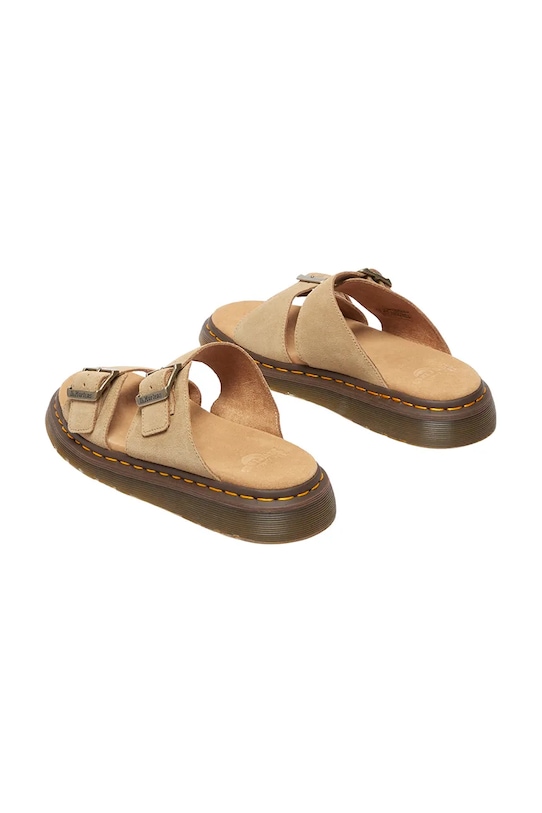 Semišové pantofle Dr. Martens Josef DM41083200 béžová