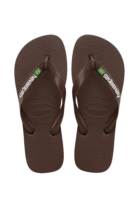 Вьетнамки Havaianas BRASIL LOGO венский коричневый 4110850.2673