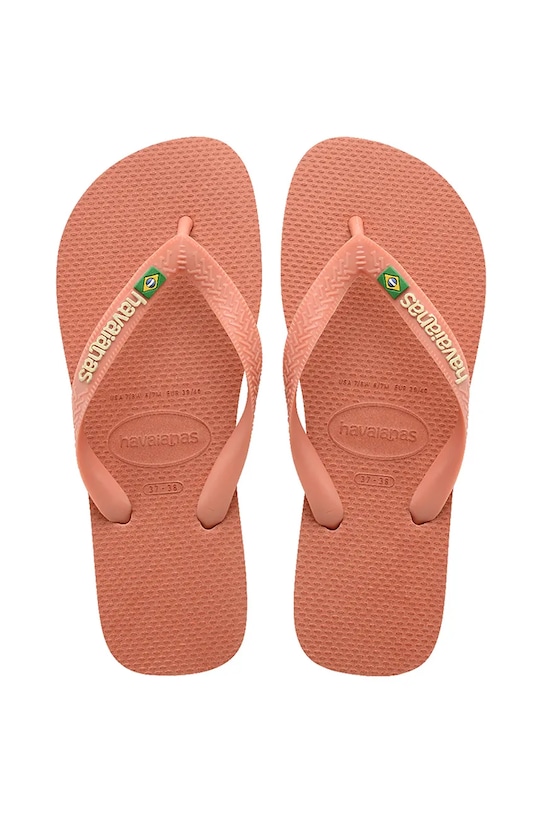 Havaianas slapi BRASIL LOGO sintetic portocaliu 4110850.9259