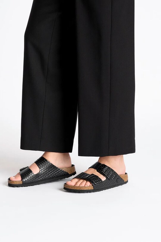 Birkenstock bőr papucs Arizona Woven Emboss 1029133