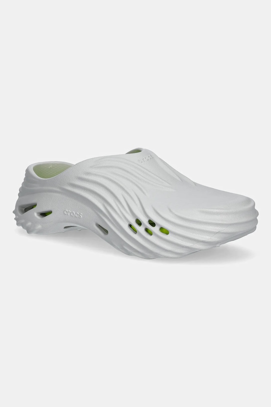 Crocs papuci Echo Wave Clog platformă gri 210521.1FT