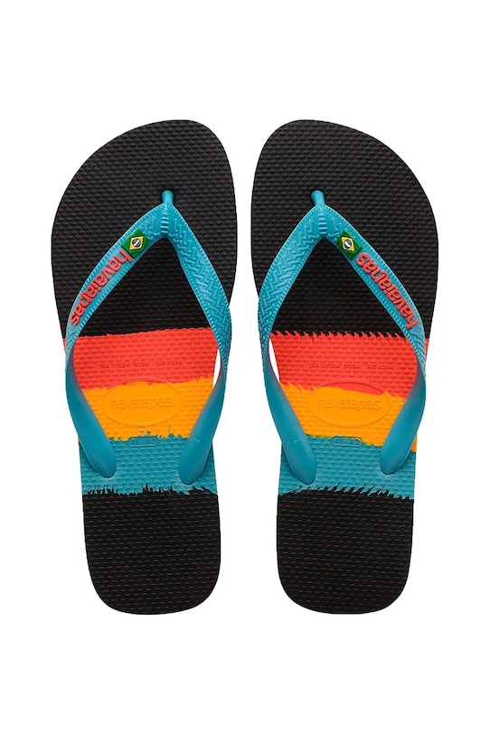 Šľapky Havaianas BRASIL TECH II plochý čierna 4147965.0090