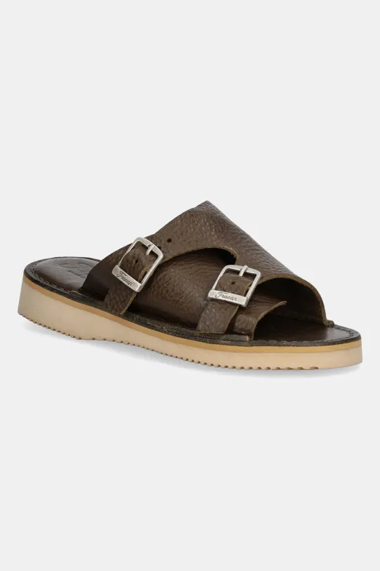 Kožené pantofle Fracap Sandals další zelená D110