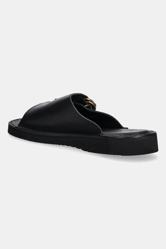 Obuv Kožené šľapky Fracap Sandals D110 čierna
