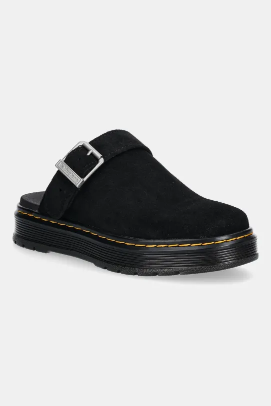 Semišové pantofle Dr. Martens Brookline Mule Mule mules černá DM40666001