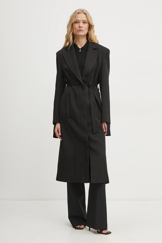 Пальто Patrizia Pepe с подкладкой чёрный 8O0157.A375