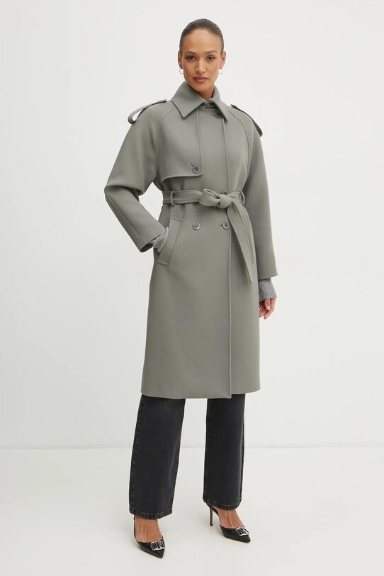 Patrizia Pepe płaszcz nieocieplane szary 8O0169.A5J1