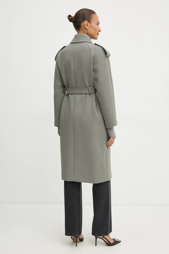 Odzież Patrizia Pepe płaszcz 8O0169.A5J1 szary