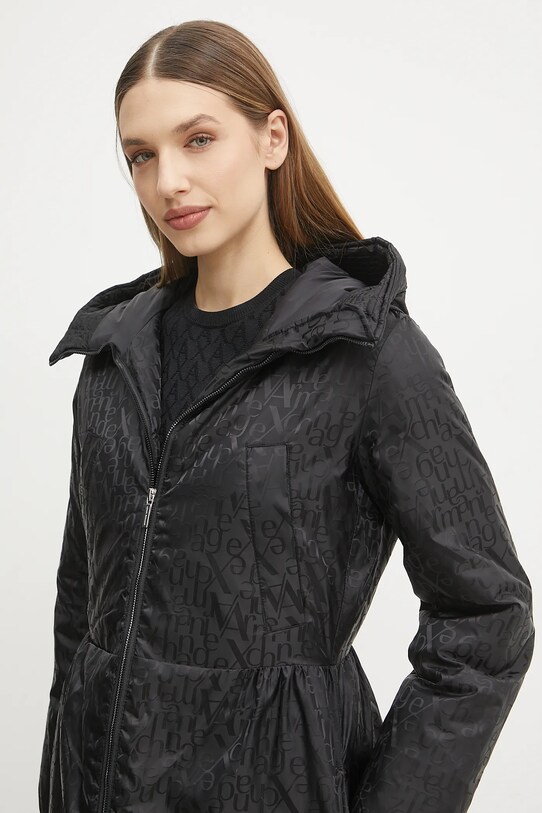 Bunda Armani Exchange čierna XW000211.AF10852