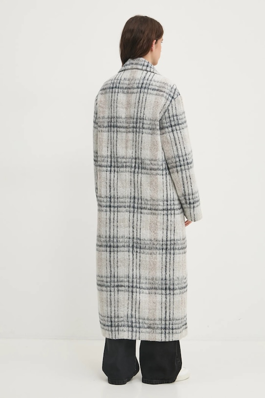 Oblečení Kabát s příměsí vlny Tommy Jeans DW0DW20553 šedá