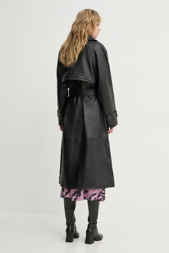 Одежда Кожаный плащ Bruuns Bazaar BBW4323 чёрный