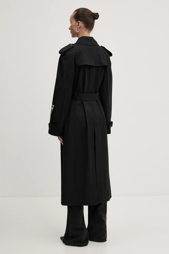 Îmbrăcăminte MSGM trenci 3841MDC02.257138 negru