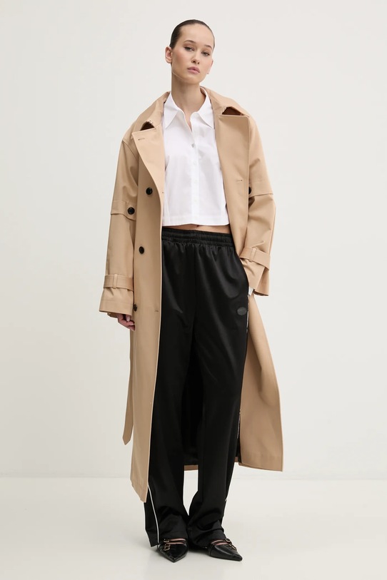 HUGO płaszcz bawełniany beżowy 50529938