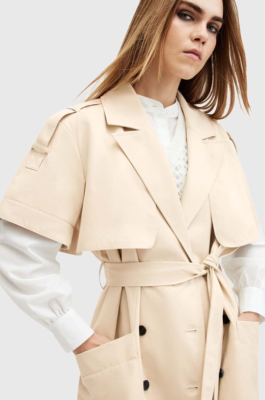 Bavlněný trenčkot AllSaints CLYDE W021OB