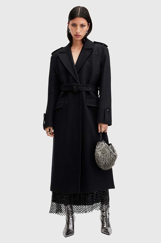 Шерстяное пальто AllSaints AUGUSTA W058OA