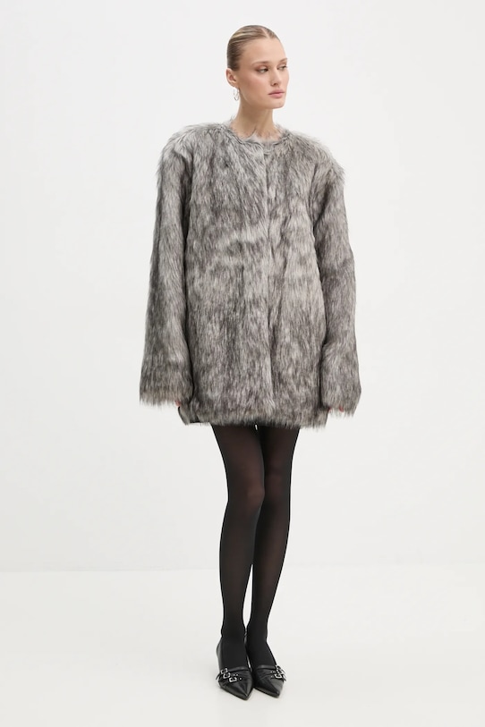 Gestuz palton 10909842 gri SS25