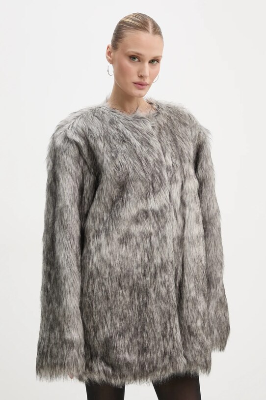 Gestuz palton gri 10909842