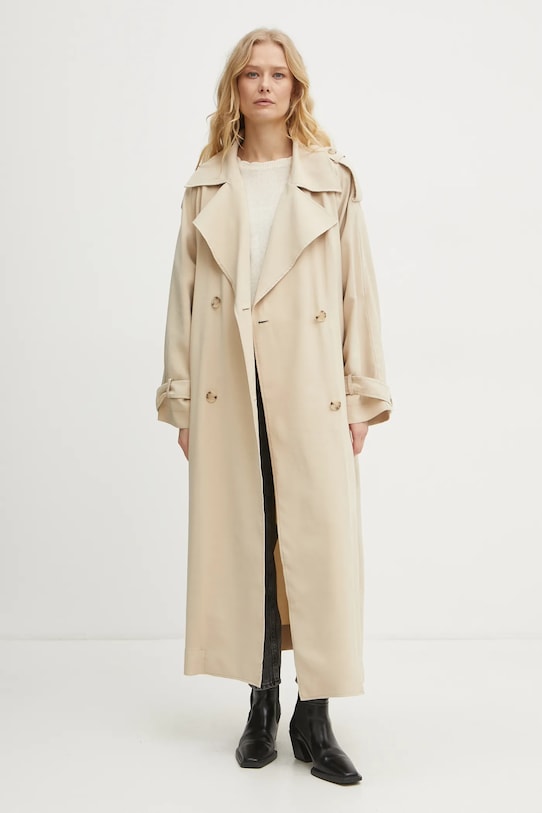 Пальто Boss Orange 50530977 бежевый SS25