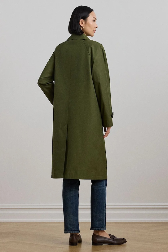 Lauren Ralph Lauren płaszcz 297967123 zielony SS25