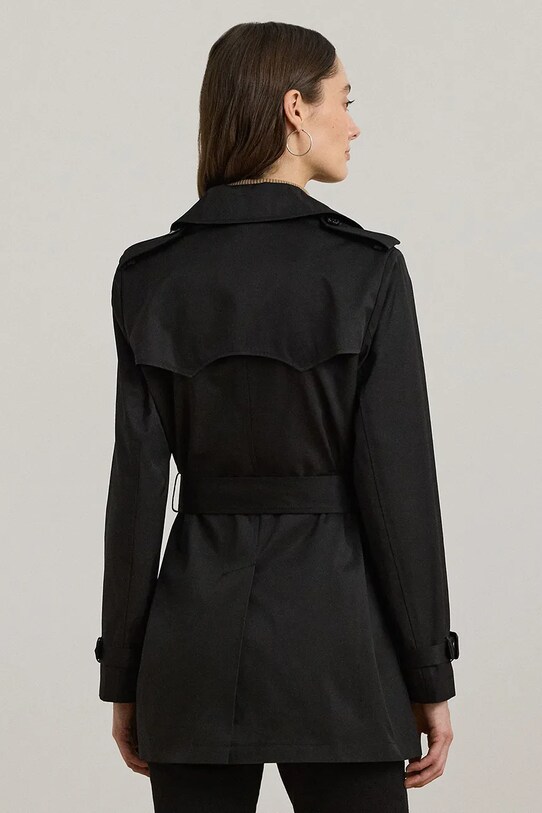 Lauren Ralph Lauren palton 297967126 negru SS25