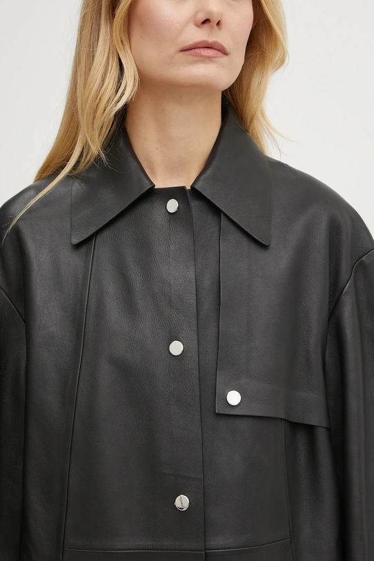 Шкіряний плащ BOSS 50531308