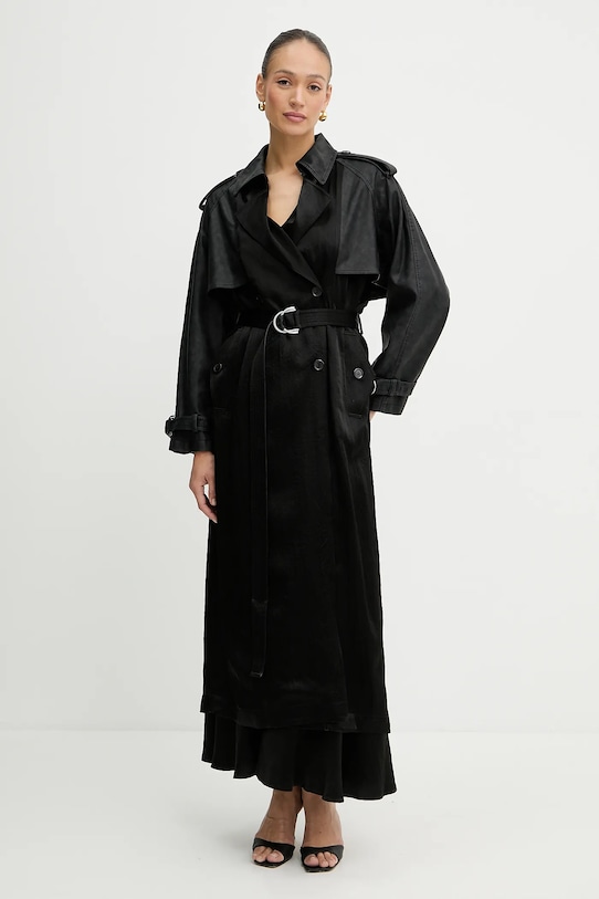 Тренч Pinko 104597.A2BV чорний SS25