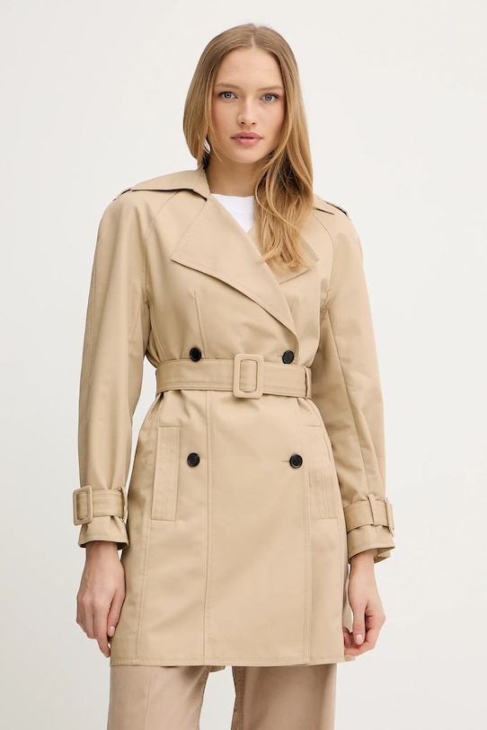 Trench kabát Pinko nezateplené béžová 104717.A1PR