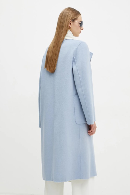 Odjeća Dvostrani vuneni kaput Karl Lagerfeld A1W15018 plava