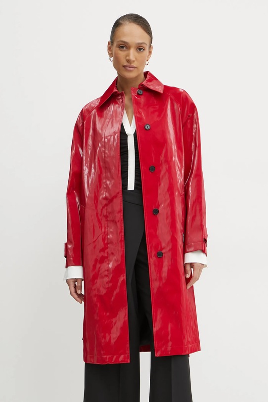 Karl Lagerfeld palton A1W15024 rosu SS25