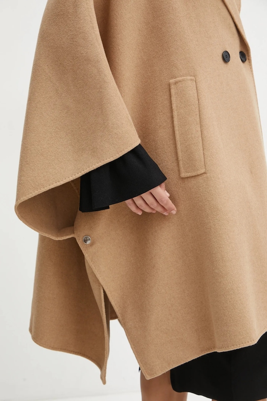 Karl Lagerfeld palton de lana A1W15026 bej