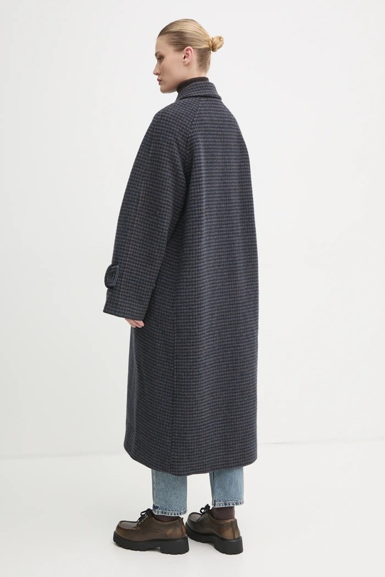 Clothing Samsoe Samsoe wool coat ALMA F23300165 navy