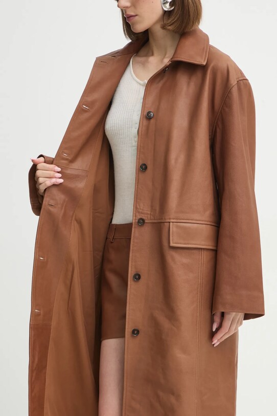 Шкіряний плащ Herskind Halston 5470175