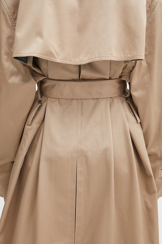 MM6 Maison Margiela trencz bawełniany S52AH0080 beżowy