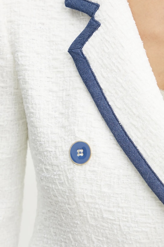 Σακάκι Luisa Spagnoli 541682 λευκό