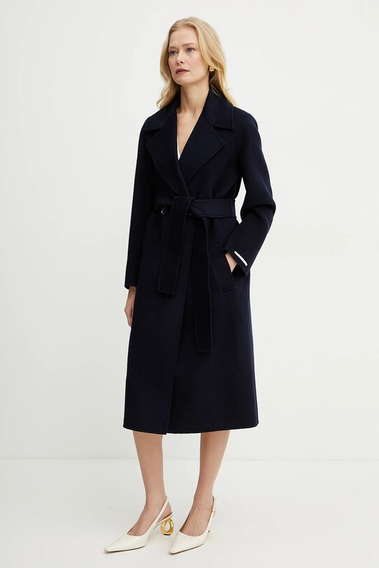 Vlněný kabát Marella ALIBI nezateplené námořnická modř 2513011031