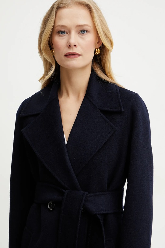 Vlněný kabát Marella ALIBI námořnická modř 2513011031