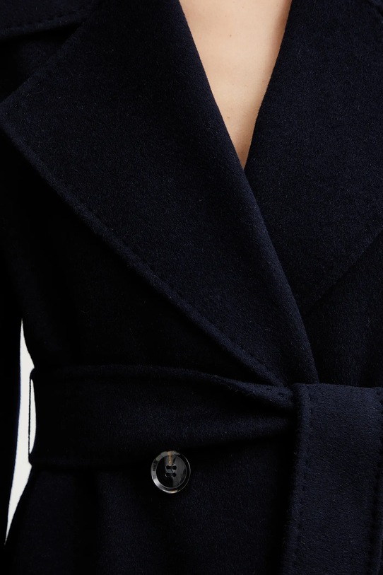 Vlněný kabát Marella ALIBI 2513011031 námořnická modř