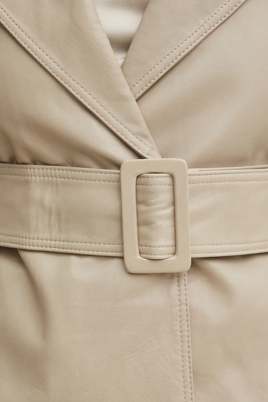 Marella płaszcz skórzany BALTICO 2513441031 beżowy
