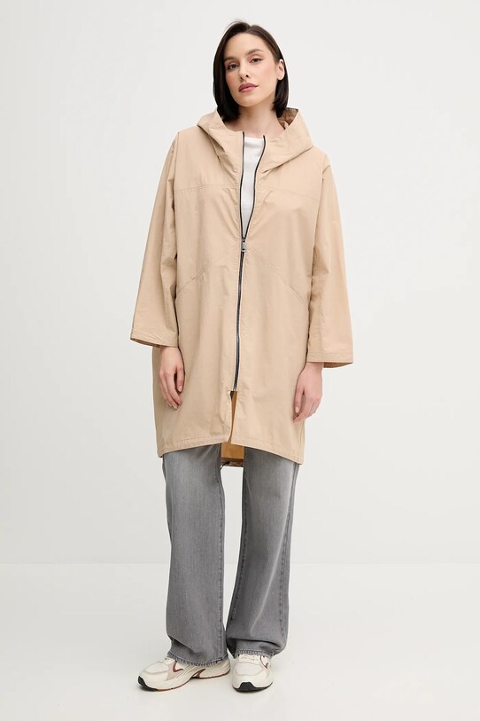 Sisley geacă 6G6HW800P bej SS25