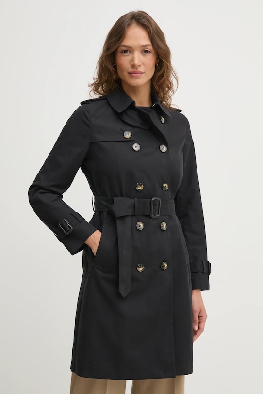 Sisley trenci cu captuseala negru 2KVRLN05E