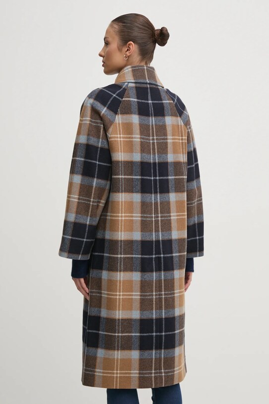 Odzież Barbour płaszcz wełniany LWO0243BE31 brązowy