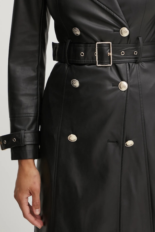 Trench kabát Marciano Guess CAMILLE 5RGL05.7114A černá