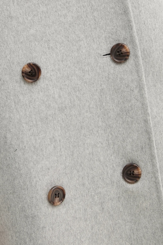 Шерстяное пальто Theory O1101403 серый