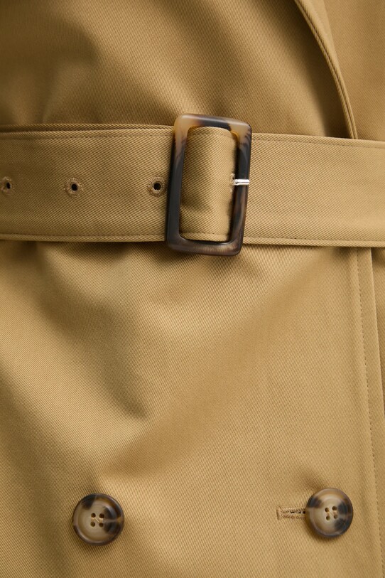 Хлопковый тренч Ivy Oak IO111146 зелёный