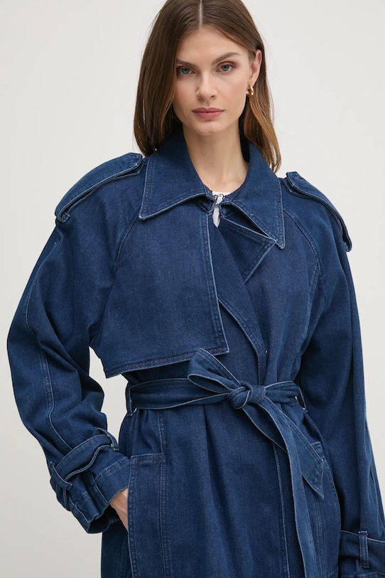 Ivy Oak palton jeans IO111144 bleumarin