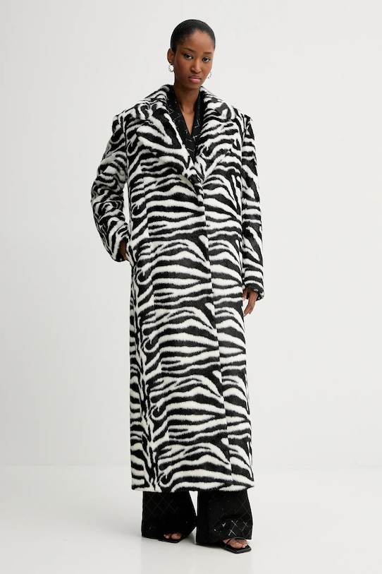 Plašč Rotate Fluffy Clasp S podlogo črna 1140202729